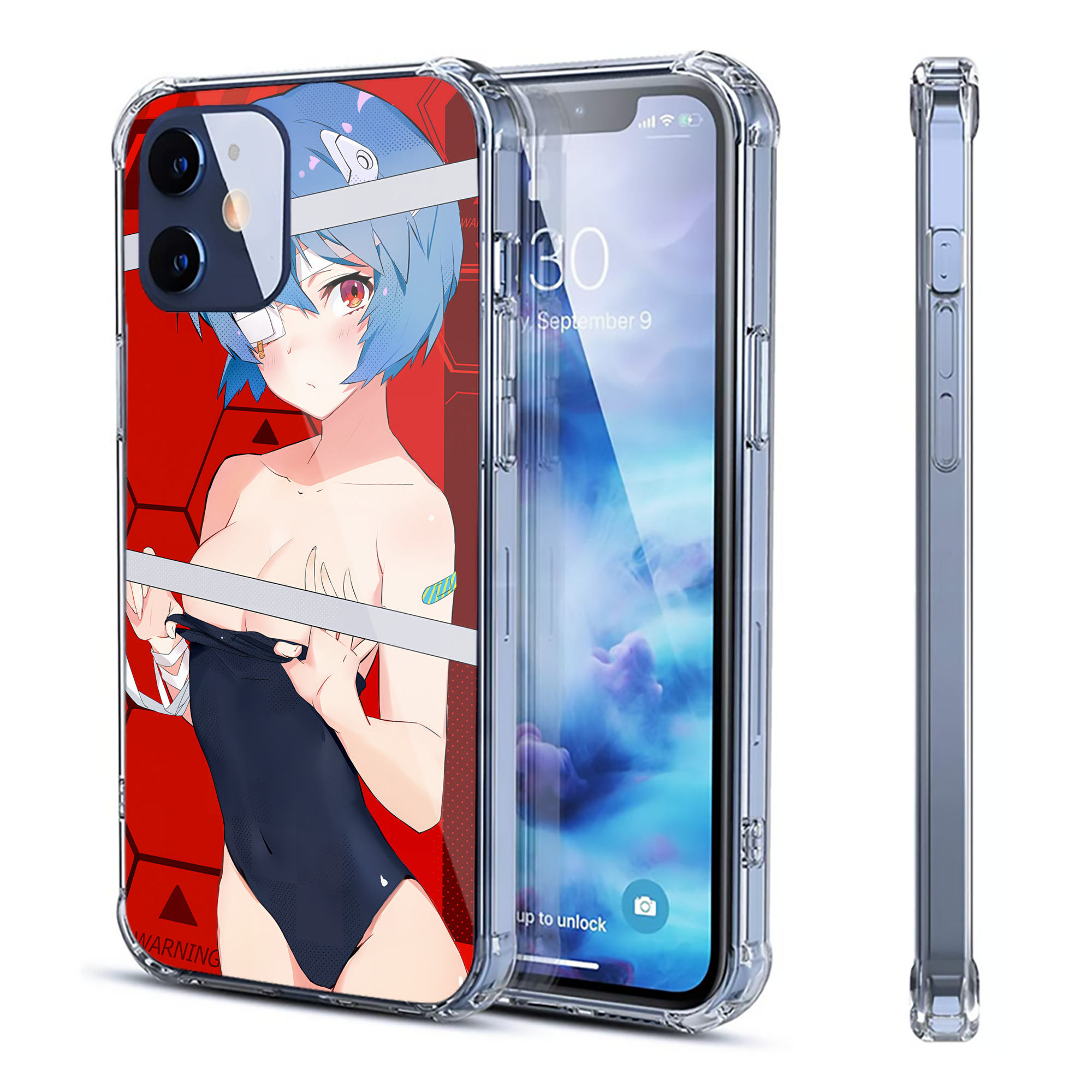 （画像用） EVA 新世紀エヴァンゲリオン 【iPhone 12シリーズ対応】透明スマホケース（クリアソフトケース）